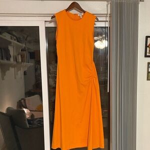 Orange Sleeveless Dress
